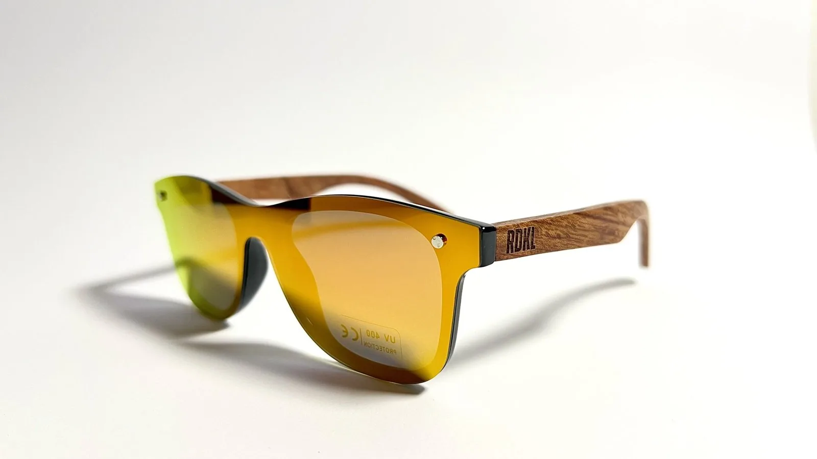 Gafas de madera "Sunset Vibes" — vista 3
