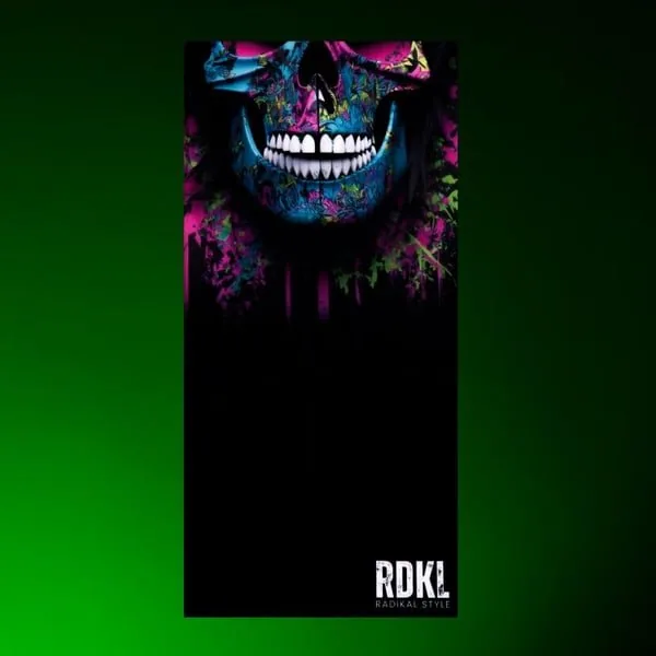 Máscara "Asphalt Warrior" · Diseño IA