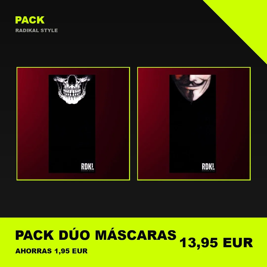 Pack Dúo Máscaras